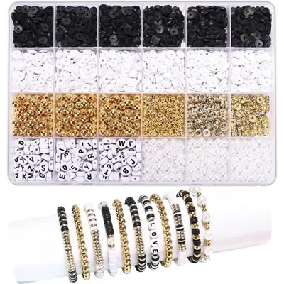 Image de Kit Bracelets Perles d'Argile - Création de Bijoux DIY