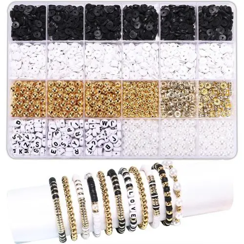 Image de Kit Bracelets Perles d'Argile - Création de Bijoux DIY