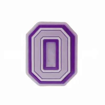 Image de Épingles Lettres Violettes pour Chaussures - Déco Crocs & Sabots