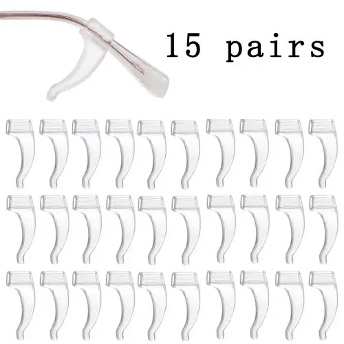 Image de Anti-Dérapant Silicone pour Lunettes - Fixation Sécurisée