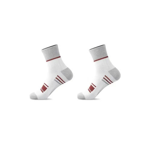 Image of Men's Pure Cotton Socks Spring Striped Casual Socks Men's Anti-odor Antibacterial Business Socks High Quality Sports Sock Meias