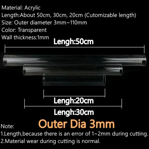 Buiten diameter 3mm