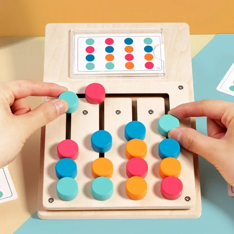 Bild von Montessori Holzspielzeug – Farbe & Form erkennen für Kinder