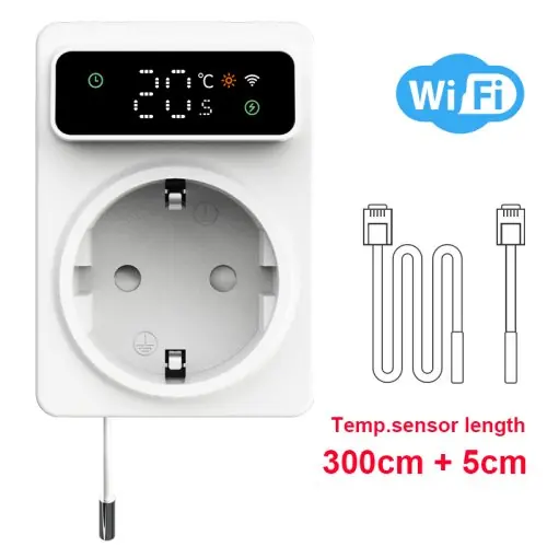 Image de Thermostat WiFi Intelligent 16A - Contrôle à Distance & Programmation