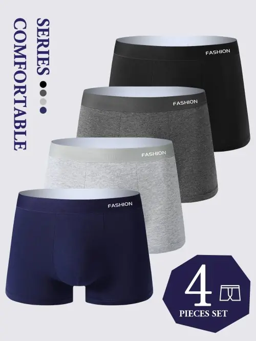 Image de Boxers Hommes - Lot de 4 - Confort & Style