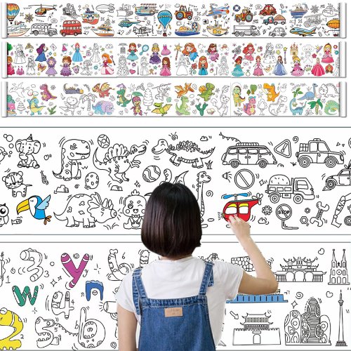 Image de Rouleau de Papier Coloriage pour Enfants - Bricolage & Dessin