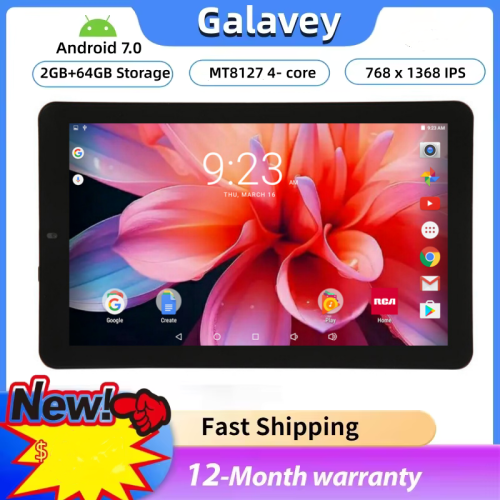 Afbeelding van Tablet met 11,6-inch IPS-scherm, 2 GB RAM, 64 GB ROM, Android 7.0, MT8127 quad-core processor en 5000 mAh accu – ideaal voor thuisgebruik en onderweg