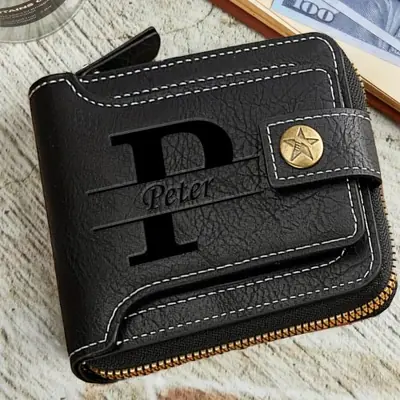 Image de Portefeuille Vintage Personnalisé pour Hommes