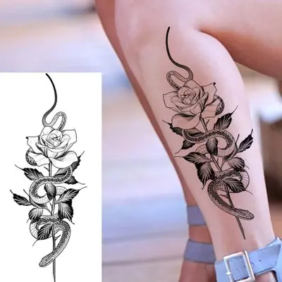 Image de Tatouage Temporaire 3D Realiste Scorpion Dragon