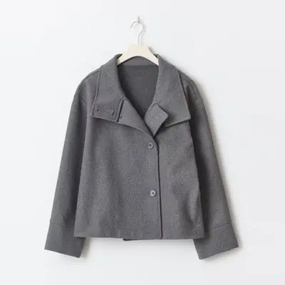 Image de Veste en Laine Col Montant Femme - Mode Hiver 2024