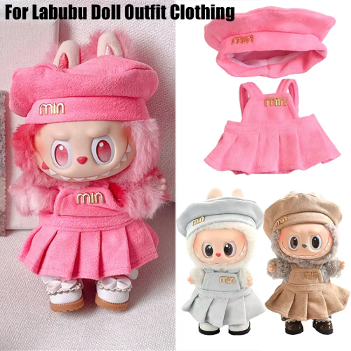 Image de Tenue Mignonne pour Poupée Labubu 15-17cm - Style Coréen Luxe