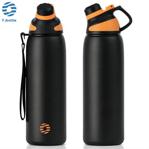 Afbeelding van Thermosfles 1000ml met Magnetische Dop - Koud Houdend & Outdoor Gebruik