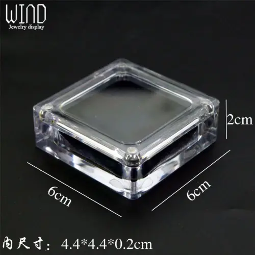 Image de Étui Acrylique Transparent pour Bijoux