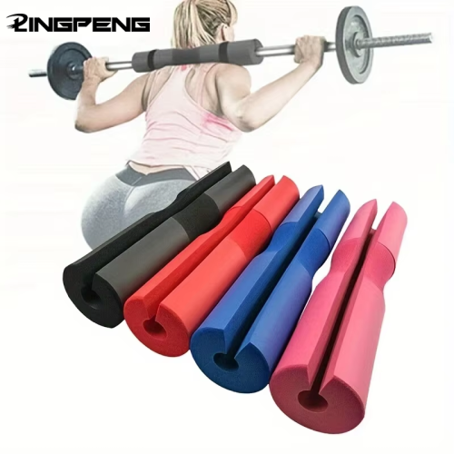 Immagine di Spalline con bilanciere addensate antiscivolo palestra fitness sollevamento pesi squat manubri supporto per il collo protezione pad allenamento per la forza