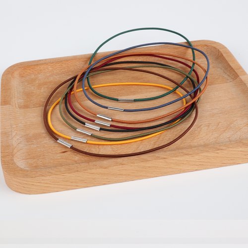 Immagine di 5 Pezzi Cinghie di Rilegatura in Gomma Elastica per Diario di Viaggio, Corda di Rilegatura Multicolore da 1,5 mm per Blocchi Note e Agenda