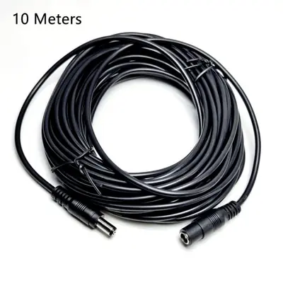 Image de Câble d'extension CC 5.5x2.1mm - 3 à 20m pour caméras IP, WiFi, AHD, Routeurs & LED