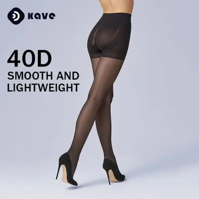 Image de Collants Femme 40D Résistants & Élastiques - 1 ou 2 Paires