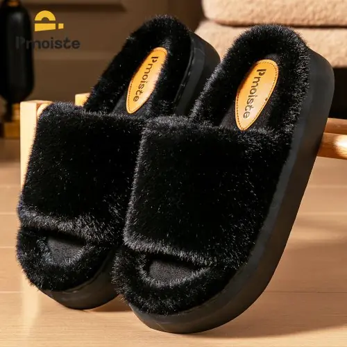 Image de Pantoufles de Luxe en Fourrure pour Femmes