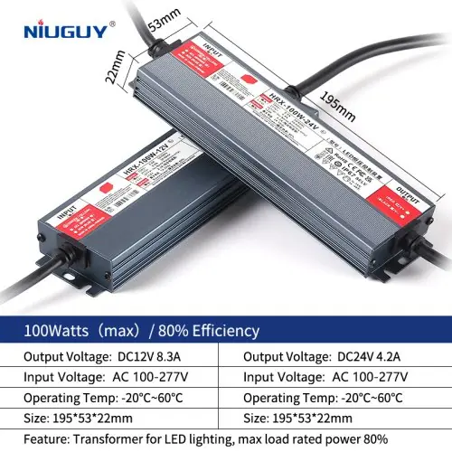100 W (CA 100 V-277 V)