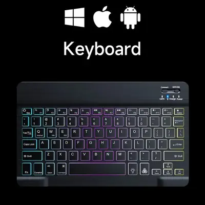 Image de Clavier Bluetooth Mini RGB Rétroéclairé 10 Pouces