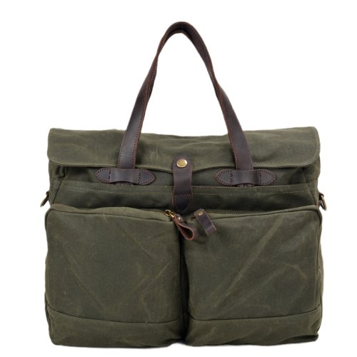 Bild von Retro Herren Aktentasche aus echtem Leder – Stilvoll & Robust