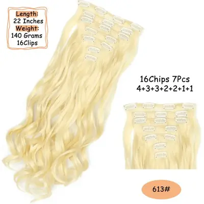 Image de Extensions de Cheveux Bouclés Clip-in 24" - Ombre Noir/Brun/Blond