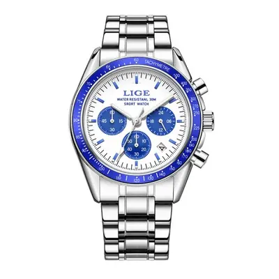Image de Montre Homme Luxe Étanche Acier Inoxydable