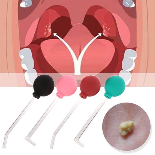 Afbeelding van 15/90 Graden Lange Glazen Buis Tonsil Steen Remover Tool Zuig Bal Handleiding Stijl Schoonmaken Mond Care Tool Verfrist Adem