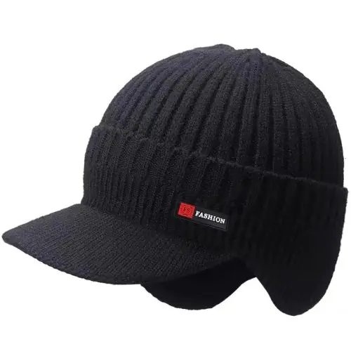Image de Chapeau Hiver Homme - Chaud, Coupe-Vent & Protection Oreilles