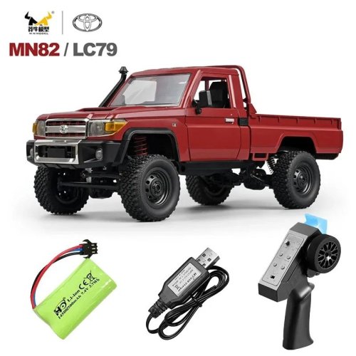 Immagine di Auto RC 4WD a Scala 1:12 MN82 Full Scale, Modello RTR con Motore 280, Telecomando 2.4GHz, Auto Off-Road Radiocomandata per Bambini e Ragazzi