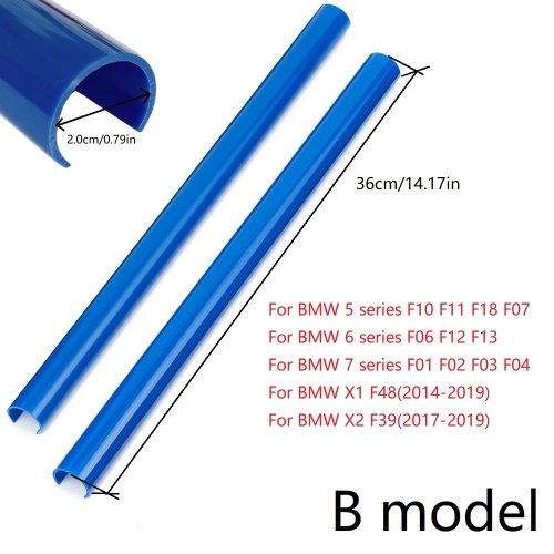 Immagine di Adesivo Sportivo per Griglia Anteriore, Naso, Trim e Barra di Ingresso Aria con Striscia di Sfiato per BMW Serie 1, 2, 3, 4 (F20, F21, F22, F23, F30, F31, F32, F33, F44, F45)