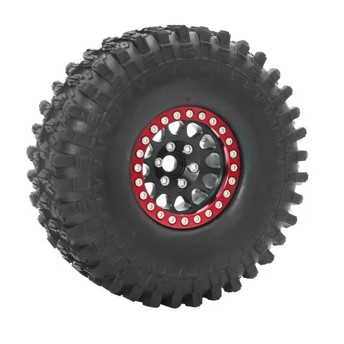 1pcs zwart rood