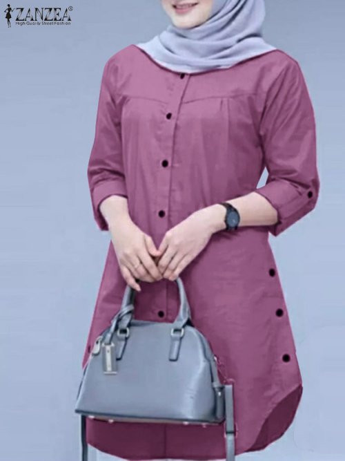 Zdjęcie Elegancka Bluzka Abaya – Moda Muzułmańska 2024
