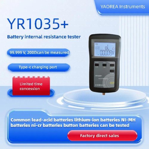 Immagine di Tester di Resistenza Interna Batteria Li-Ion 4 Filo YR1035