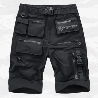 Image de Short Cargo Techwear Homme - Style Y2K & Punk Urbain