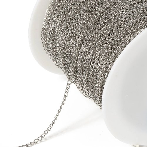 Image de Chaîne Acier Inoxydable 10m - DIY Bijoux