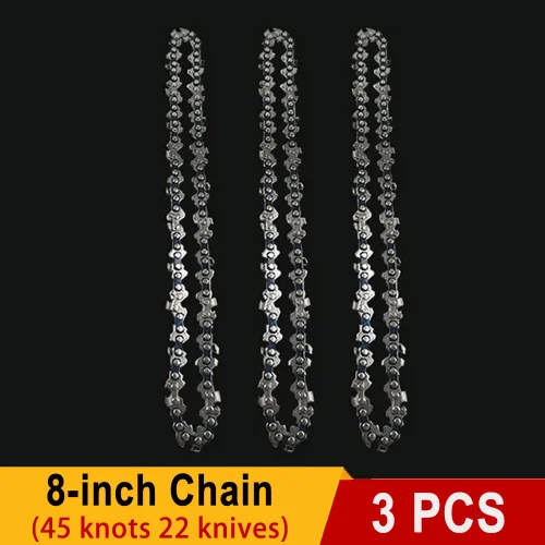 3pcs 8-cal łańcuch