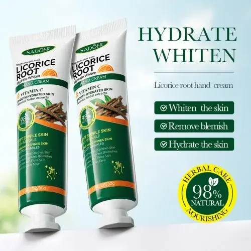 Image de Crème Mains Vitamine C & Réglisse - Hydratation Intense