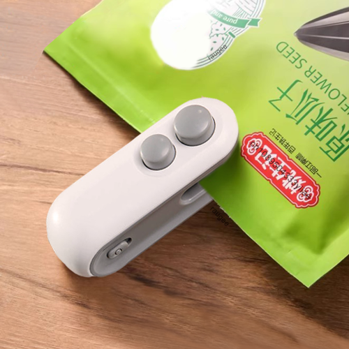 Imagen de Sellador Térmico Portátil para Bolsas de Plástico – Mini Máquina de Sellado de Calor Recargable para Alimentos y Embalajes
