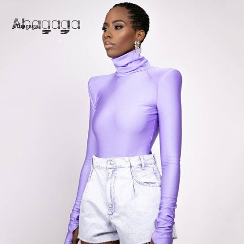 Imagen de Mono de Una Pieza para Mujer con Manga Larga: Ropa de Descanso y Fitness Estilo Oficina Moderno y Sexi