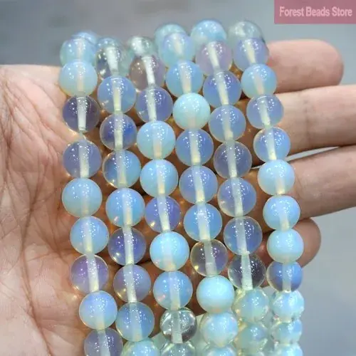 Blanc opaline quartz