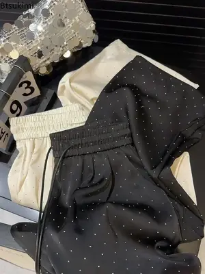 Image de Pantalon Large à Strass Tendance 2026