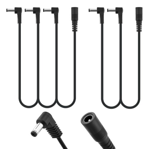 Immagine di Cavo di Alimentazione per Effetti a Pedale per Chitarra con Splitter Daisy Chain da 1 a 10 Vie - Adattatore CC 9V per Pedali Musicali