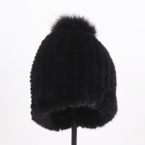 Image de Chapeau en Fourrure de Vison Authentique pour Femme