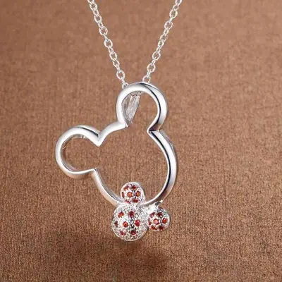 Image de Collier Pendentif Argent 925 - Zircons AAA Élégant