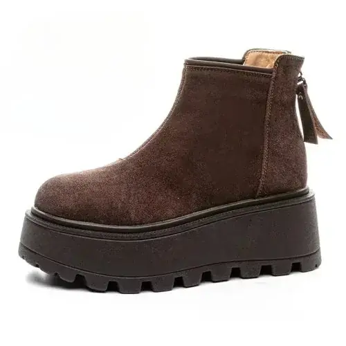 Image de Bottines Hiver Femme - Confortables & Antidérapantes