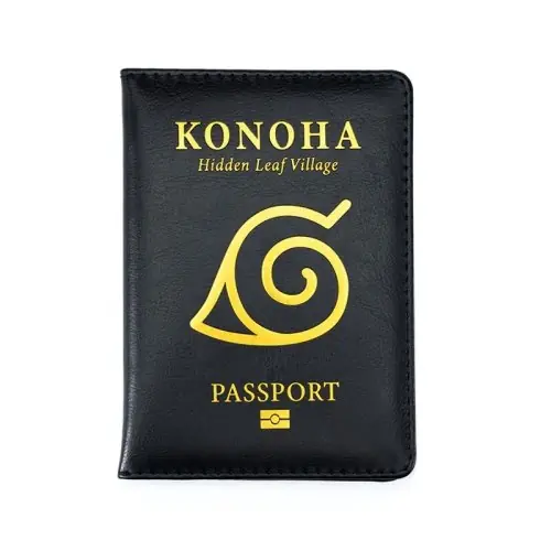 Image de Étui Passeport Naruto Konoha - Style Anime