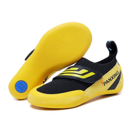 Immagine di Scarpe da arrampicata su roccia Ragazzi Ragazze Indoor Outdoor Mesh traspirante Principianti Bambini...