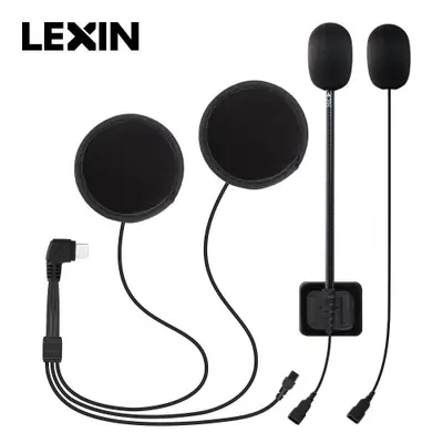 Image de Interphone Bluetooth Lexin LX-B4FM X pour Casque Moto