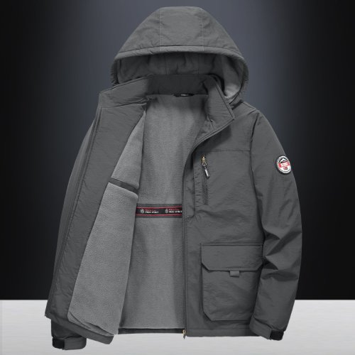 Image of 2024 Winter Men's Windproof & Cold-Proof Warm Jacket – Fashionable Loose-Fit Casual Outdoor Sports Coat for Men